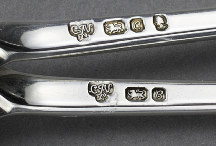 Silver Jubilee 16th Century Knop End Spoons (Set of 10) - Seal Tops, Lion Sejant, Maidenhead, Wrythen, Pudsey